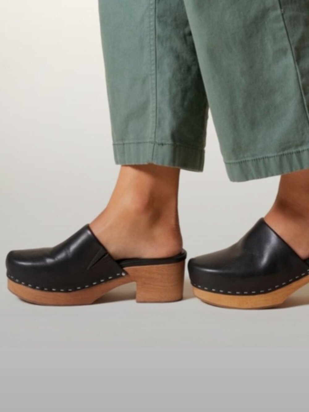 Charlotte Stone Martino Clogs Black
